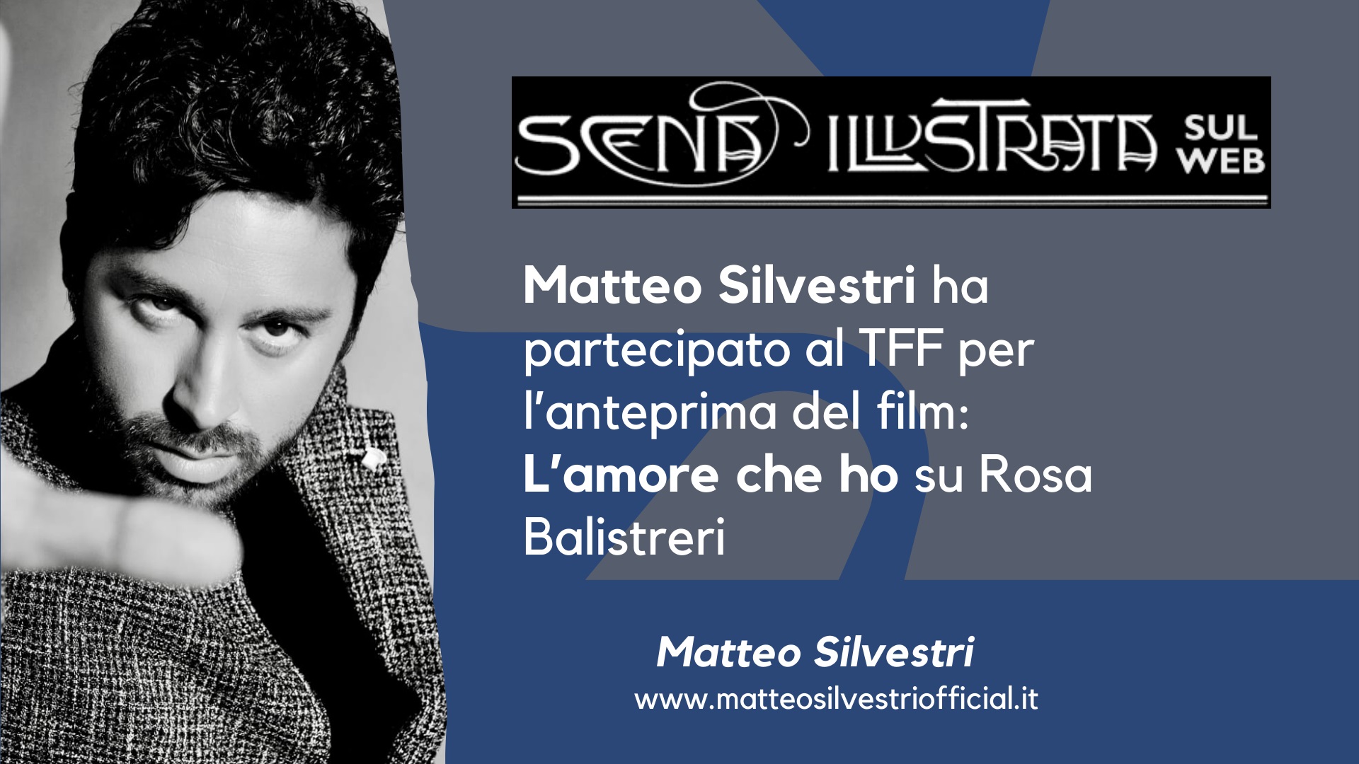 Matteo Silvestri ha partecipato al TFF per l’anteprima del film