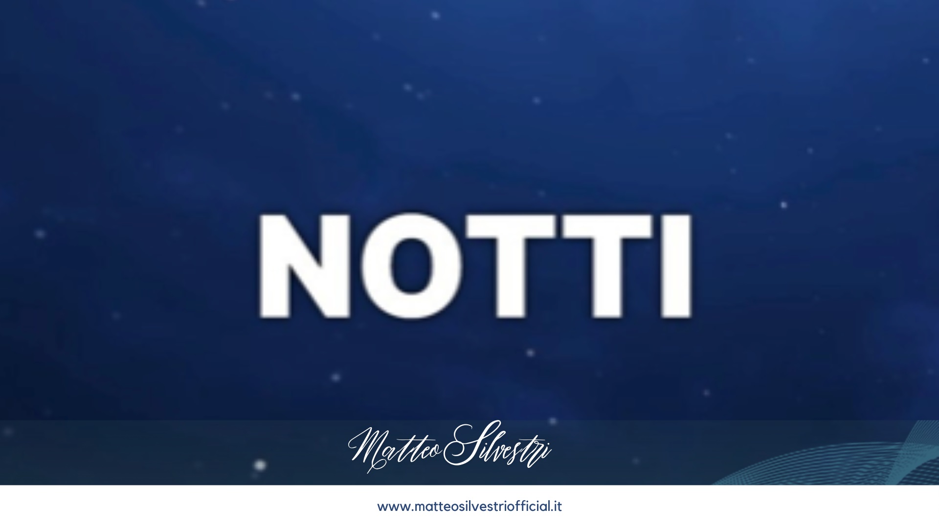 Matteo Silvestri - Notte