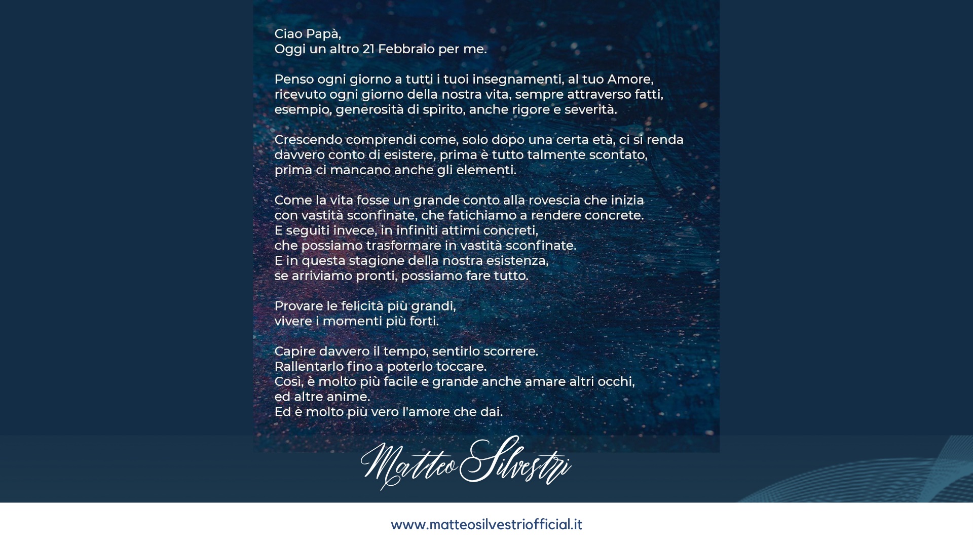 Matteo Silvestri - Ciao Papà