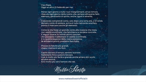 Matteo Silvestri - Ciao Papà